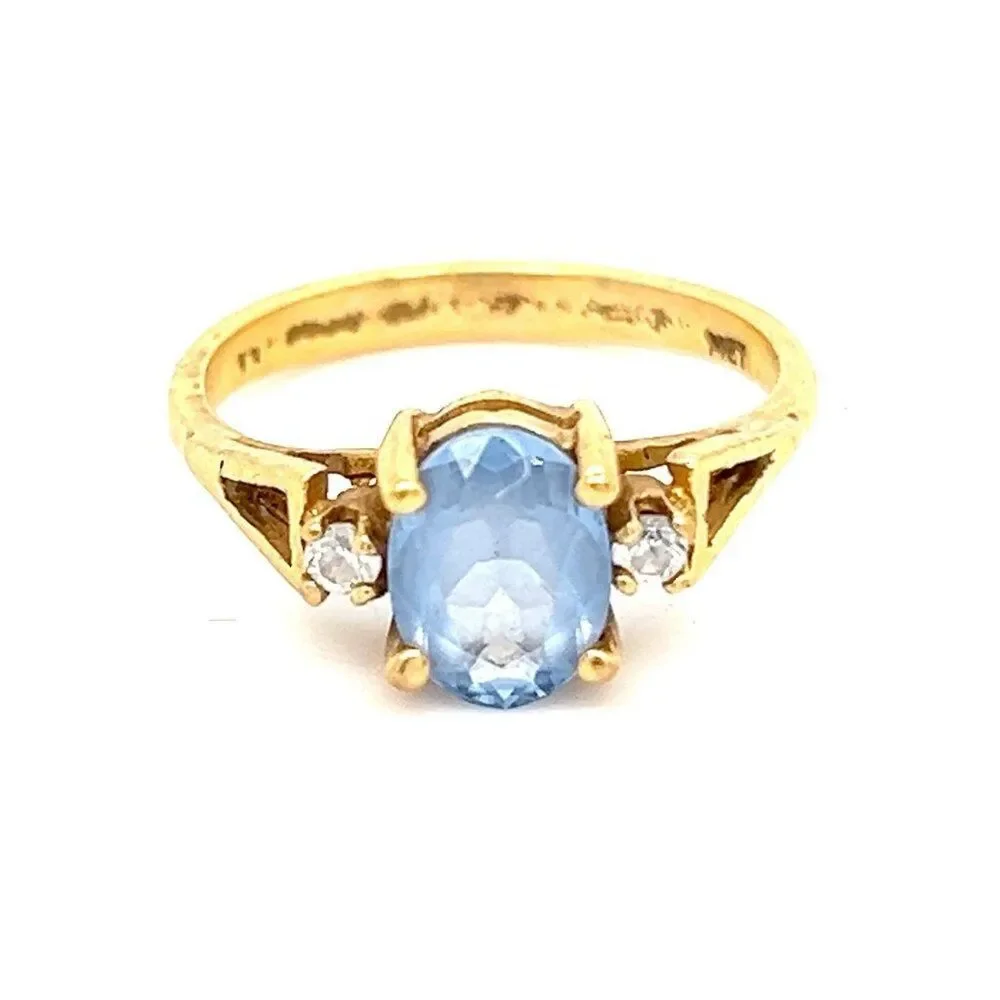 14K Gold‎ Topaz Ring
